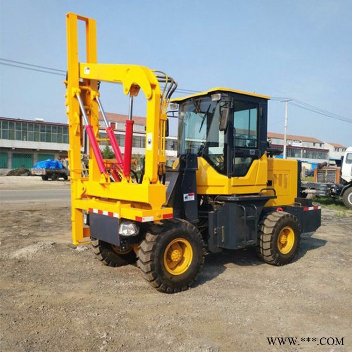 立柱护栏打桩机厂家 公路光伏打桩机 简易护栏打桩机图7