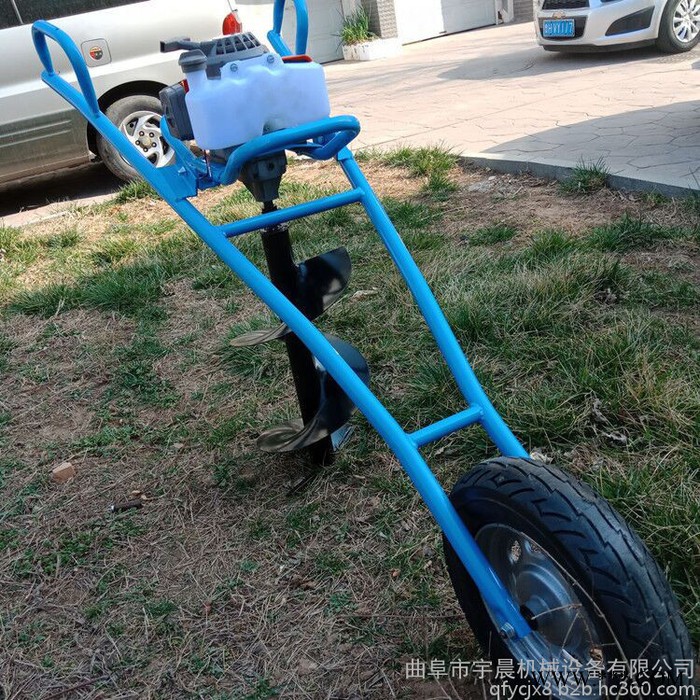 栽水泥柱子挖窝机光伏发电桩打坑机 双人手提式挖窝机图2