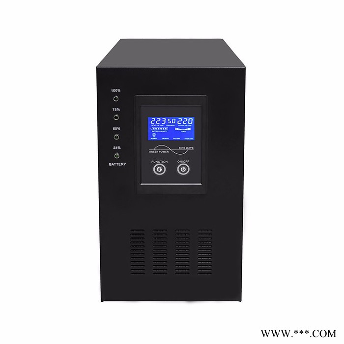 供应内蒙古太阳能逆控一体机 内置光伏控制 1500W逆变器 LED显示  DC24V48V转AC220V纯正弦波逆变器图2