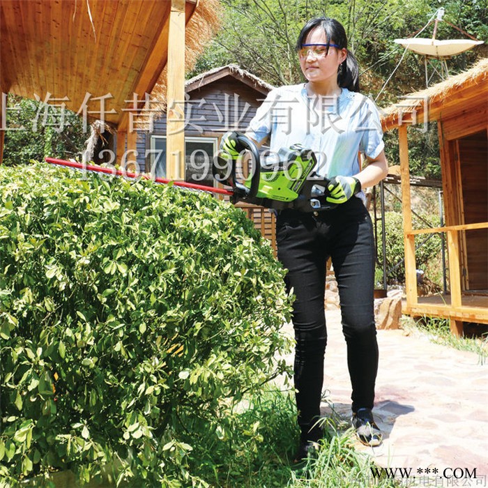 格力博greenworks充电式锂电池绿篱机修枝机修枝剪篱笆剪茶树叶 格力博家用绿篱机图4