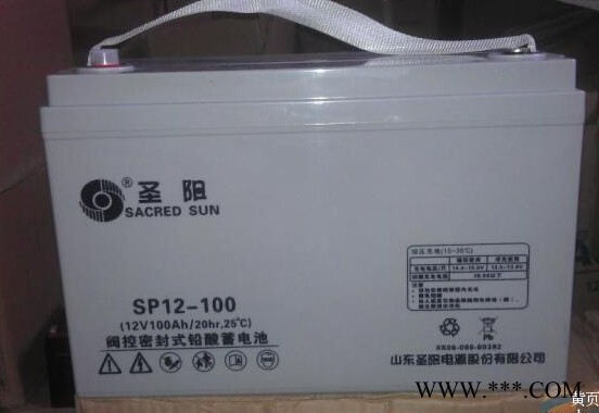 原装圣阳蓄电池SP12-100 12v100ah圣阳蓄电池 通信基站电池 户外电源电池 光伏储能电池图2