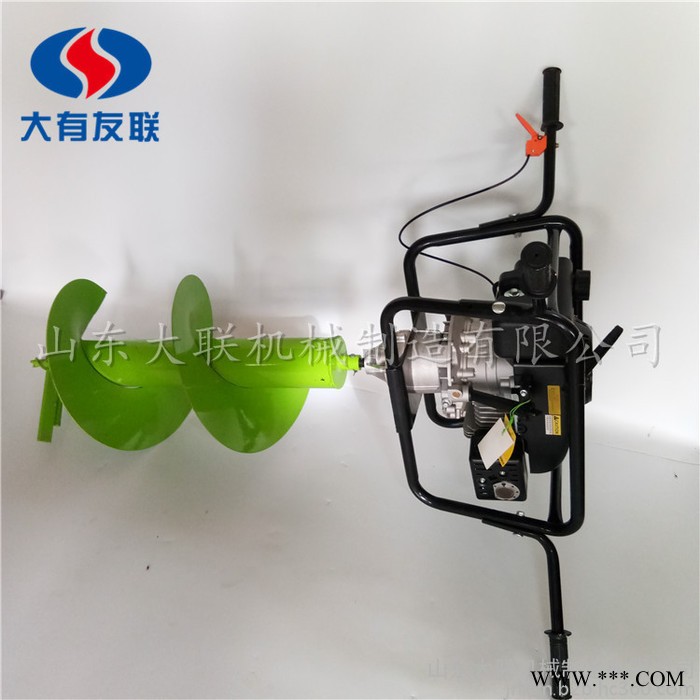 单县钻树坑机 光伏打坑打桩机 柴油动力挖树窝机 树苗种植钻坑机型号图2