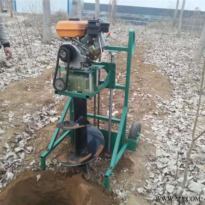 佳鑫太阳能光伏打桩挖坑机  80直径大型后置式螺旋挖坑机 园林植树挖坑钻眼机价格图7