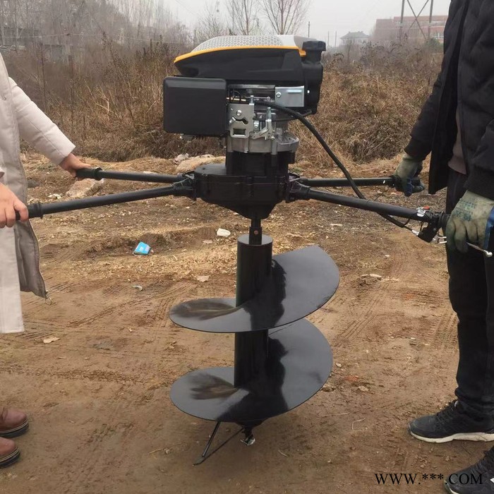 佳鑫太阳能光伏打桩挖坑机  80直径大型后置式螺旋挖坑机 园林植树挖坑钻眼机价格图3