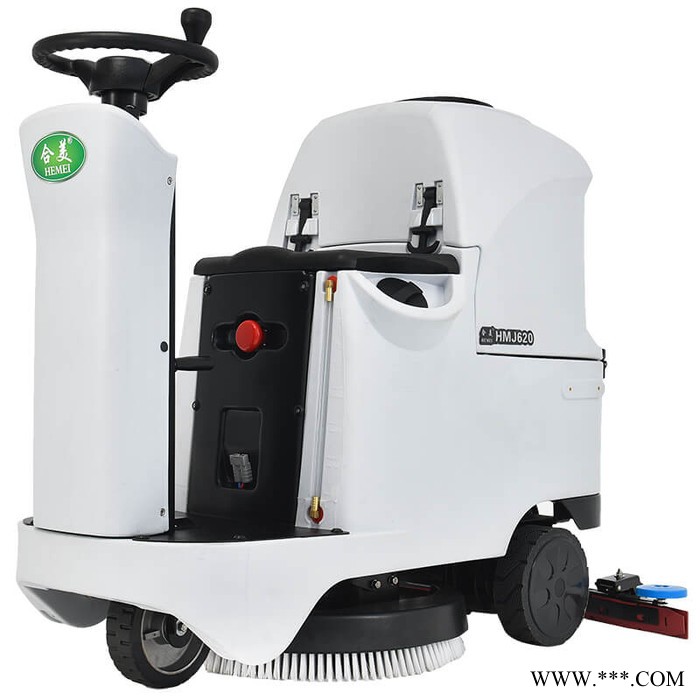 合美HMJ620 全自动驾驶式洗地机 锂电池快充24V120AH 适合工厂车间商场超市图4