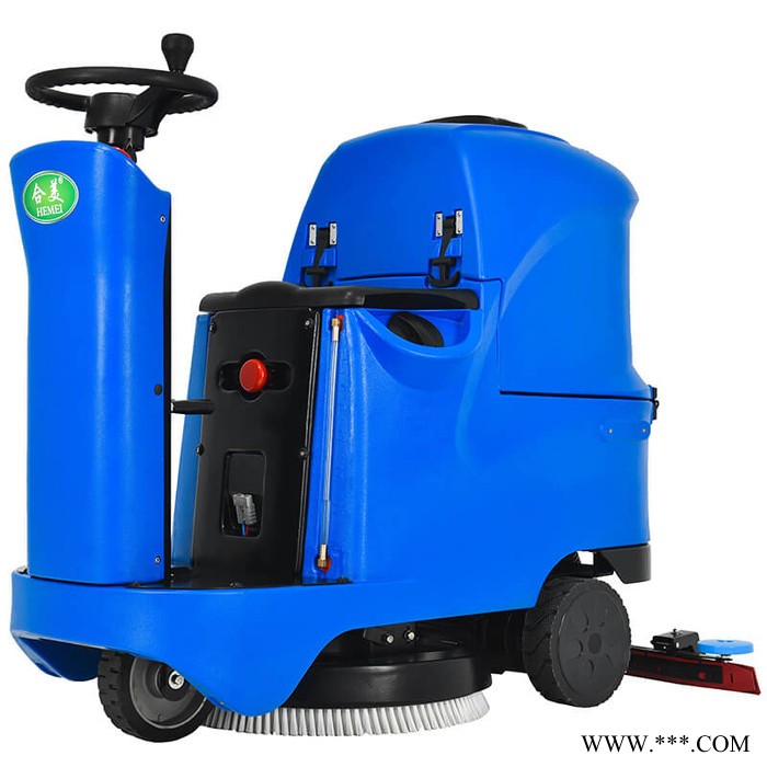 合美HMJ620 全自动驾驶式洗地机 锂电池快充24V120AH 适合工厂车间商场超市图6