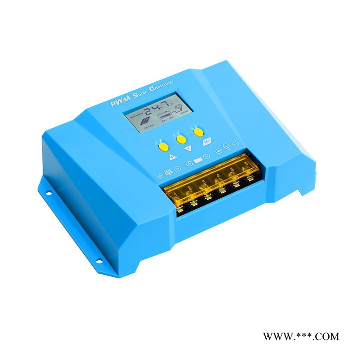 厂家供应 30A 智能控制器 家用太阳能 PWM太阳能 PWM高端 LCD 显示 光伏智能控制器 家用图2