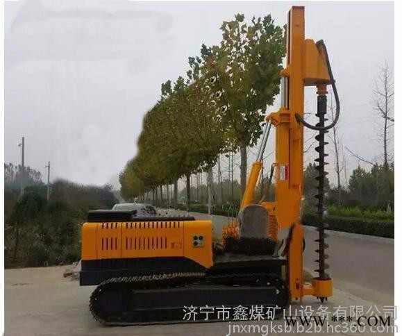 履带式全液压打桩机 太阳能光伏全液压履带式打桩机图2