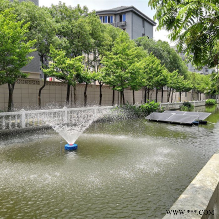 LVJIE/绿节 太阳能曝气机 喷泉曝气机 潜水射流曝气机 光伏增氧喷泉曝气机一体式大流量可定制曝气机图7