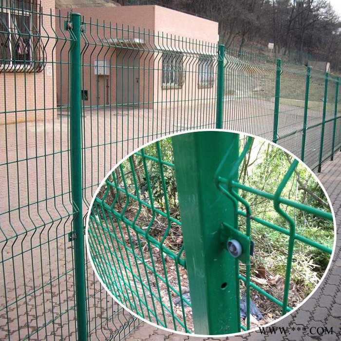拓俊 绿色光伏双边丝护栏 高速公路低碳钢丝防护边框围栏 铁丝隔离护栏网图3