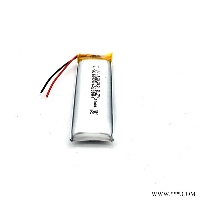 KC UN38.3 MSDS认证3.7V聚合物锂电池102050-1200mah.家电电动玩具按摩器美容图5