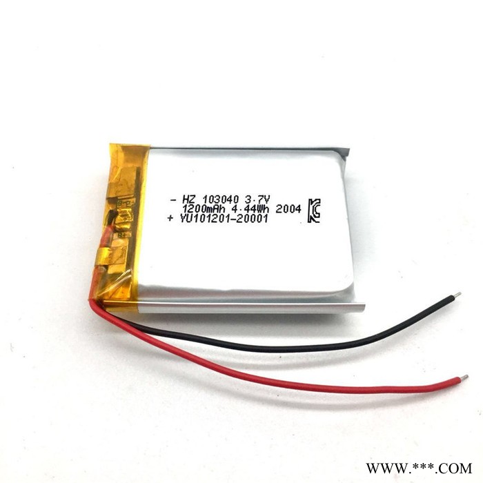 KC UN38.3 MSDS IEC62133认证3.7v聚合物锂电池103040-1200mah蓝牙耳机音箱按摩器图5