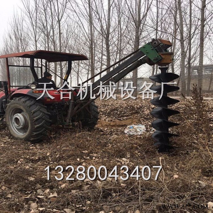 园林绿化种植刨坑机 光伏发电用挖坑机 车载式电线杆打眼机 施肥植树挖坑机图4