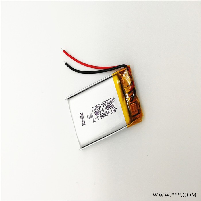 KC UL UN38.3 MSDS认证3.7v聚合物锂电池402030-185mah蓝牙耳机音箱按摩器图5