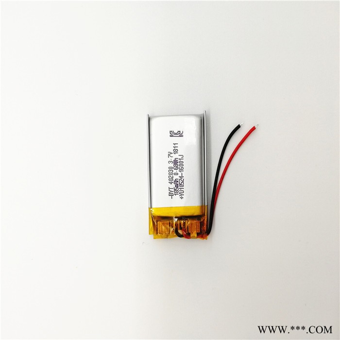 KC UL UN38.3 MSDS认证3.7v聚合物锂电池402030-185mah蓝牙耳机音箱按摩器图2
