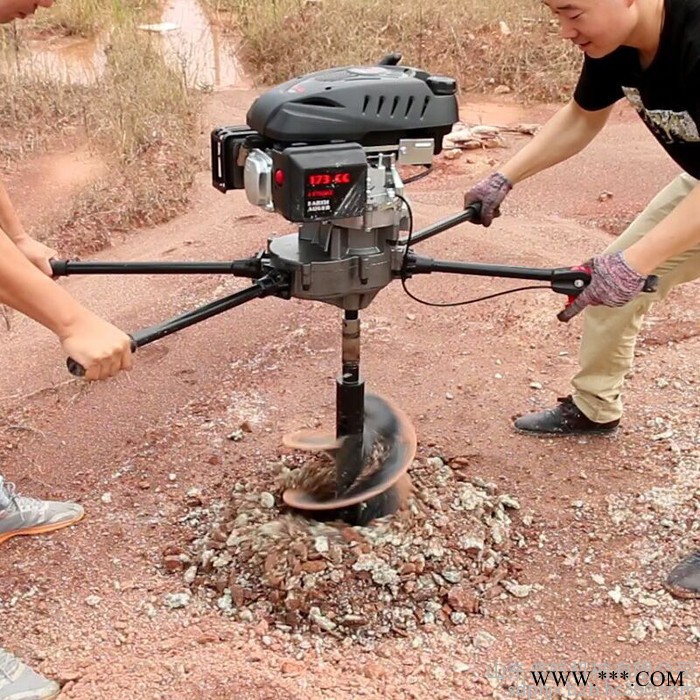 普航厂家光伏打桩埋杆机 水泥地手提螺旋钻眼机 多功能工程地钻机订购图4