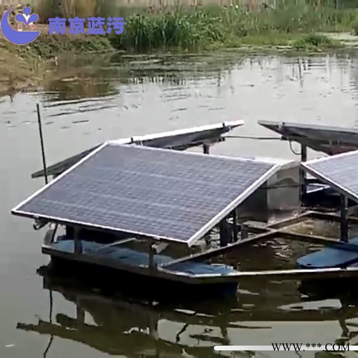 550W太阳能曝气机 蓝污厂家 河道光伏板逆变器鱼塘水库增氧机手机APP控制图3