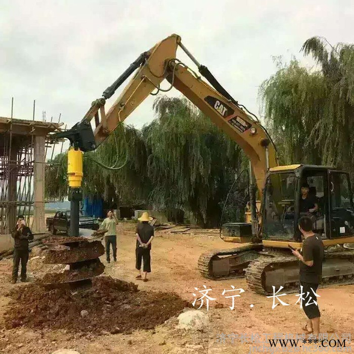 液压光伏螺旋钻 灌注桩打地基加长杆螺旋钻 高强度合金头螺旋钻图5