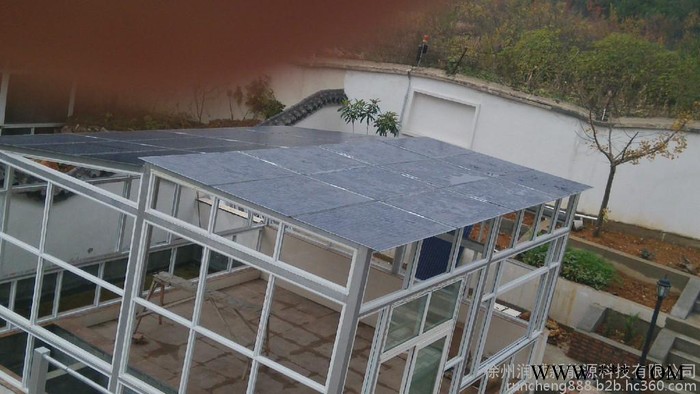 徐州光伏发电   徐州太阳能光伏 润诚双玻260W太阳能光伏电站图2
