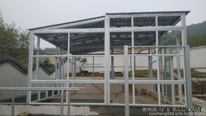 徐州光伏发电   徐州太阳能光伏 润诚双玻260W太阳能光伏电站图5