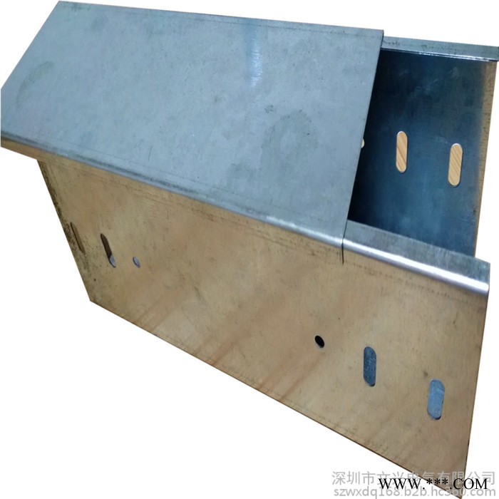 深圳文兴 红兴槽式桥架 镀锌桥架100*50*1.0光伏发电强电桥架热浸锌电缆线槽100*100*1.5 钢制槽式桥架图8