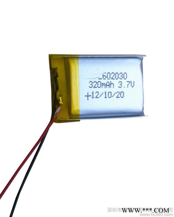 供应602030聚合物锂电池 3.7V行车记录仪电池  插卡音箱内置锂电池图2