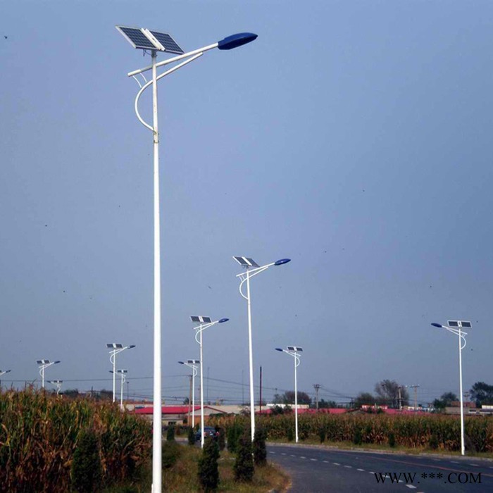 太阳能光伏路灯生产厂家定制农村6m8米30W50瓦价格LED太阳能路灯 太阳能路灯定制图2