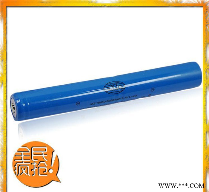 家师傅18650两节并联锂电池  大容量加长强光手电电池图3