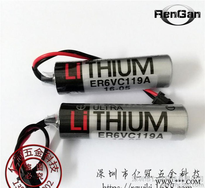 原装 三菱MR-J3BAT伺服锂电池3.6V ER6VC119A/B PL锂电池图2