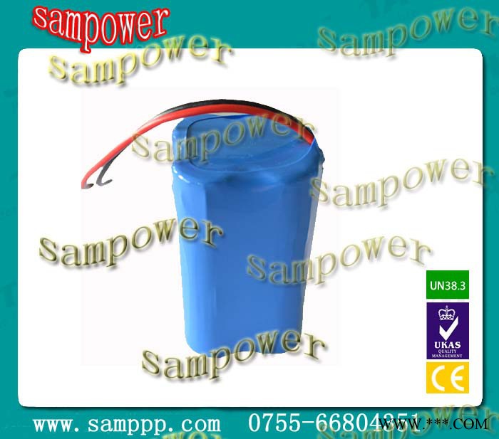 供应sampowerICR18650-4S1P锂电池组动力锂电池组