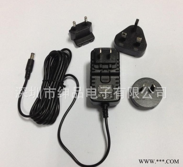 可换插头锂电池充电器 4.2V1A 锂电池充电器 多功能锂电池充电器图2