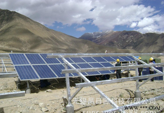 光伏支架系统，直埋基础地面光伏支架，热镀锌光伏支架图2
