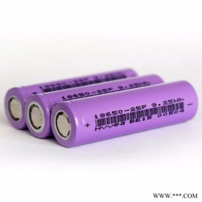 江西汇亿 **供应 足容量18650充电锂电池 ICR18650-25F