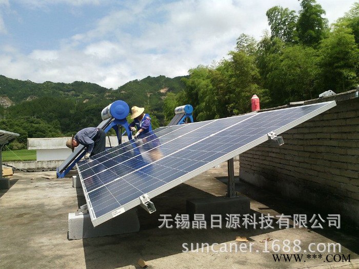 太阳能光伏支架系统，平屋面水泥基础光伏支架系统图2