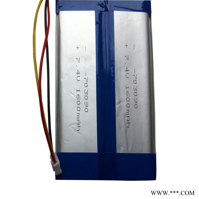 供应电池厂家高品质高容量7.4V锂离子移动电视软包聚合物电池力神锂电池图2