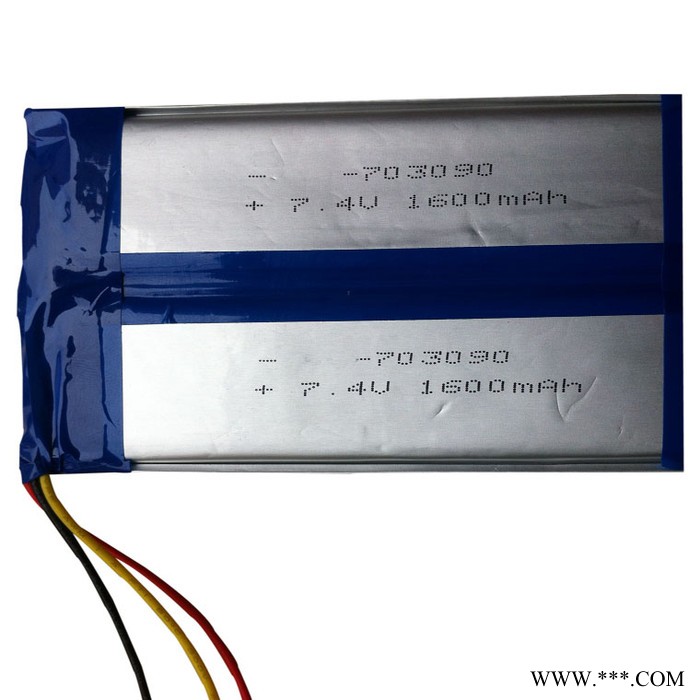 供应电池厂家高品质高容量7.4V锂离子移动电视软包聚合物电池力神锂电池图3