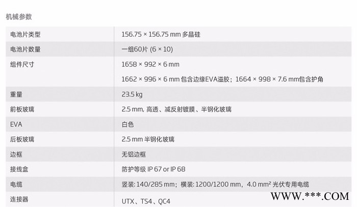 天合多晶270W双波 光伏板 太阳能板 光伏组件 太阳能并网发电图2