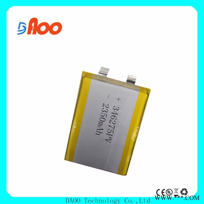 高品质 聚合物锂电池 346275PV  2350mAh 3.7V 可充电电池图3