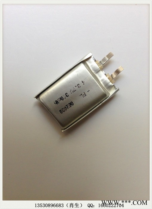 直销A品电芯602030-300mah 3.7 V标准充电电芯矿灯蓝牙锂电池图3