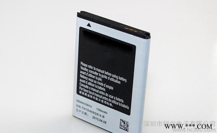 直销 适用三星手机锂电池S5830 EB494338VU高品