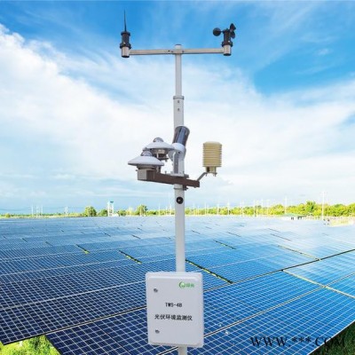 东莞绿光 定制TWS-4B 光伏电站环境监测仪  光伏气象监测仪