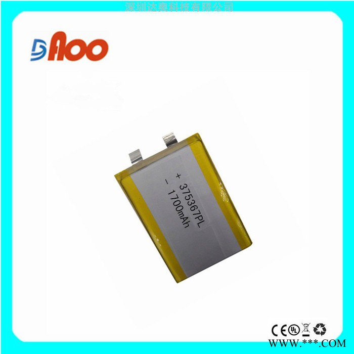 高品质 3.7V 聚合物锂电池 可充电电池 375367PL 1700mAh图4