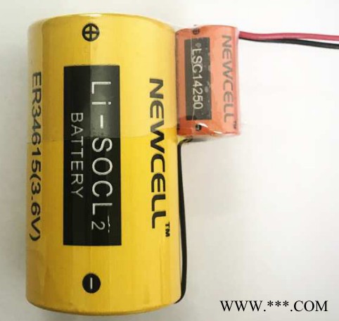 NEWCELLER26500 锂电池 3.6V 流量表计量表电池 煤气表电池 可配插头图2