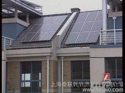 泰联8KW上海周边居民光伏屋顶电站系统安装图3