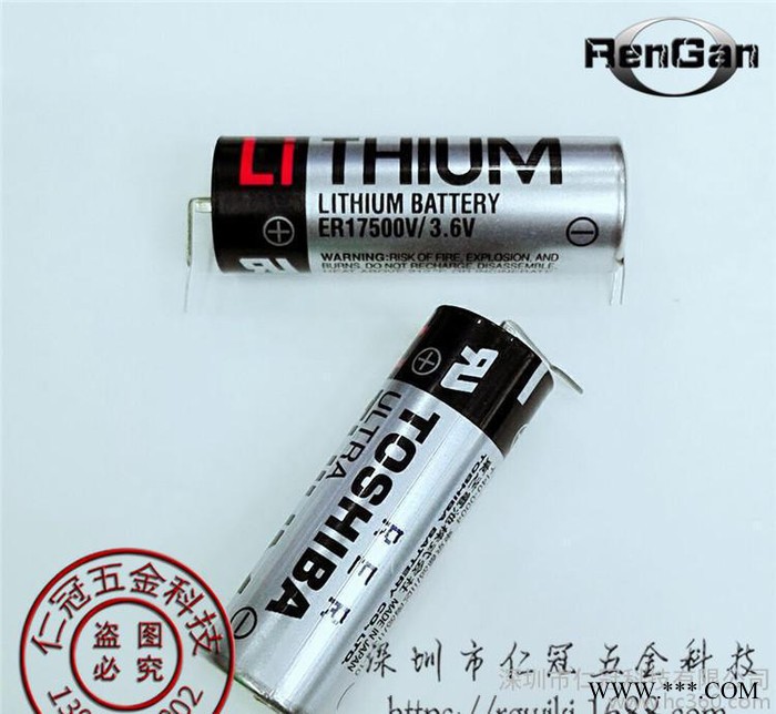 ER17500 TOSHIBA东芝 3.6V 全新原装 3.6V锂电池 数控机床PLC电池图1