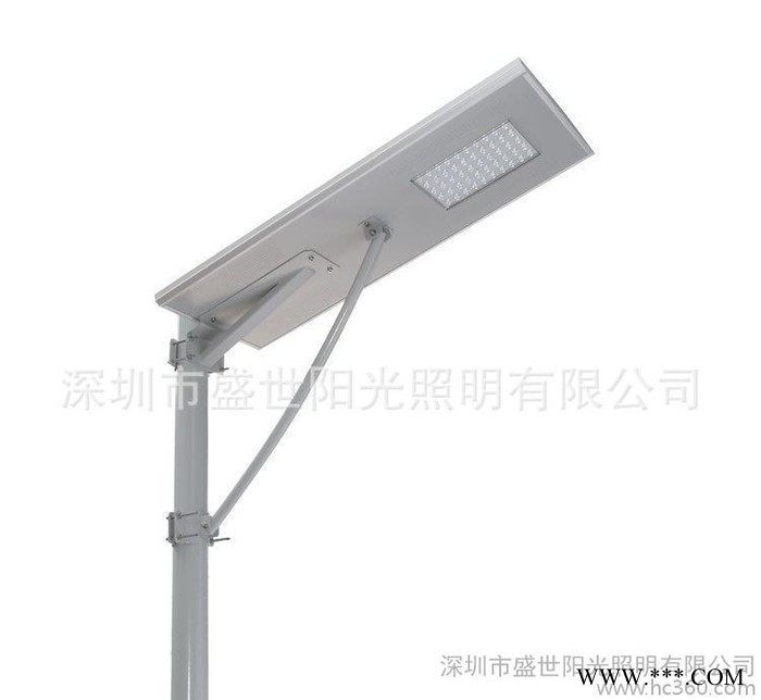 锂电池人体感应一体化太阳能路灯50w图2