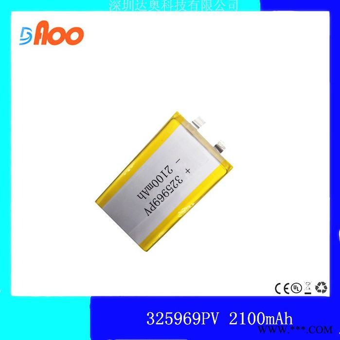 高品质 高质量3.7V 聚合物锂电池 可充电电池 325969PV 2100mAh图5