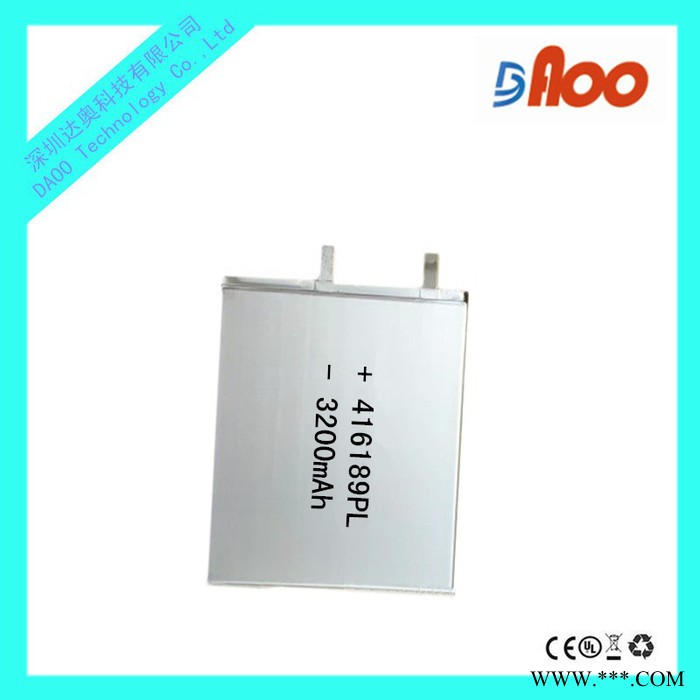 供应3.8V SONY/索尼 聚合物锂电池 416189PL 3200mAh可充电电池图5