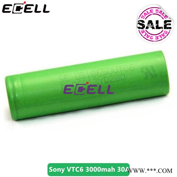 新浦货索尼Sony vtc6 3000mah 18650锂电池 索尼vtc6 30A放电