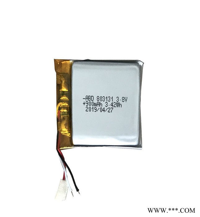 **803131聚合物锂电池 900mAh3.7V美容仪专用锂电池 可充电锂电池 **803131锂电池图2